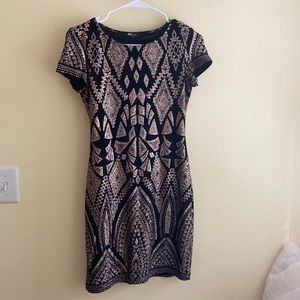 Black and Gold Dress